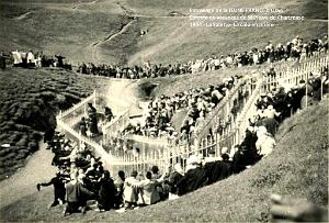 COLO JEUNE FRANCE 1954 la Salette, la colo en priere
